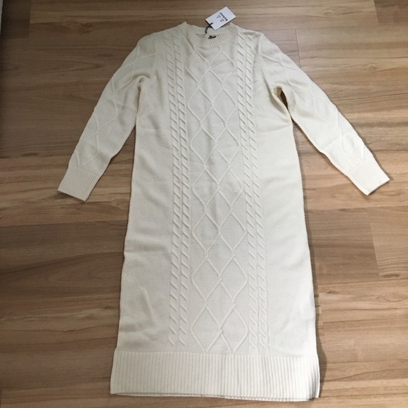 NWT Barbour Burne Long Sleeve Wool Blend Sweater Knit Dress - Picture 7 of 16